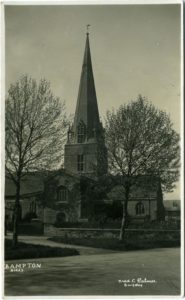 St. Mary the Virgin, Bampton, Oxfordshire, postcard by Fred C Palmer